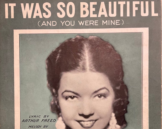 It Was So Beautiful (And You Were Mine)   1932   Photo -    Francis Langford   Arthur Freed  Harry Barris    Sheet Music