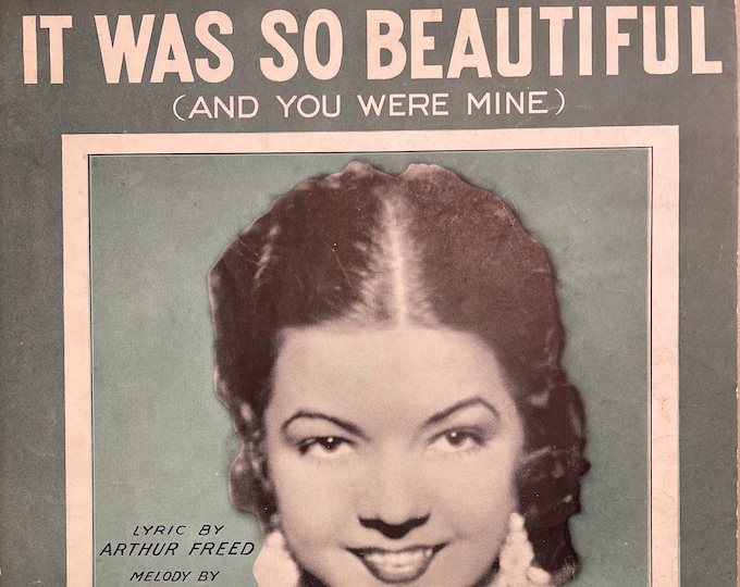 It Was So Beautiful (And You Were Mine)   1932   Photo -    Francis Langford   Arthur Freed  Harry Barris    Sheet Music