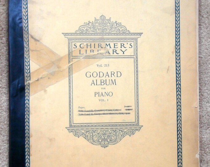Godard   Album For The Piano   Vol.i  Schirmer's Library Vol.213      Piano Collection