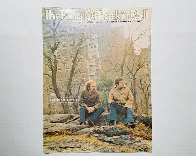 King Of Rock 'N Roll   1973   Photo -    Cashman & West   Terry Cashman  T.P. West   Current Sheet Music