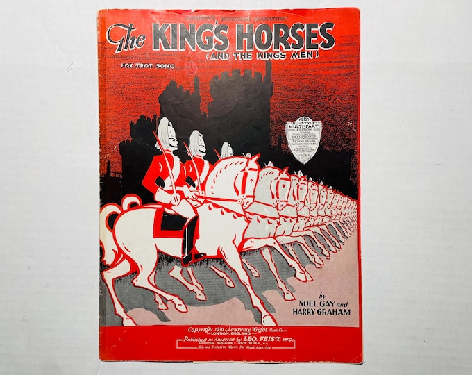 King's Horses (And The King's Men), The   1930   Artwork   London's Reigning Sensation   Noel Gay  Harry Graham    Sheet Music