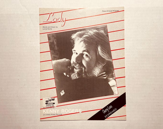 Lady   1980   Photo -   Kenny Rogers   Composer -  Lionel Richie     Current Sheet Music