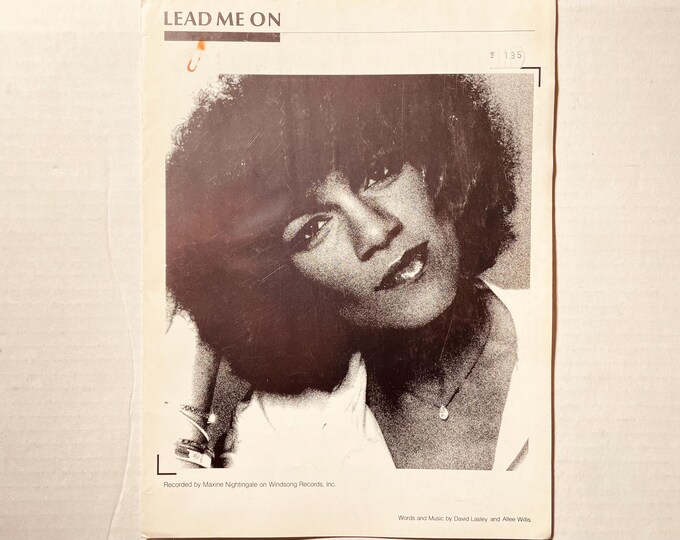 Lead Me On   1979   Photo -    Maxine Nightingale   David Lasley  Allee Willis   Current Sheet Music