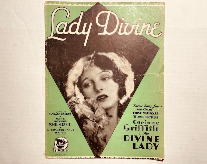 Lady Devine   1929   Movie Actors -    Corinne Griffith In The Devine Lady - Theme Song From The Great First National Vitaphone Picture