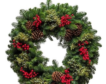 Outdoor Christmas Wreath Etsy