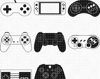 Download Free Video Game Controller Svg Cutting Files For Silhouette Cricut Etsy SVG Cut Files