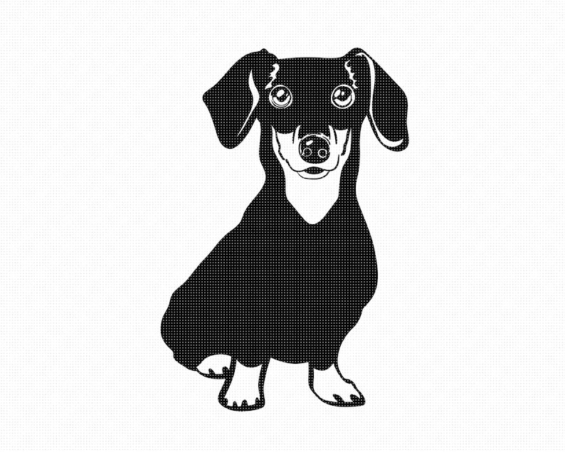 Dachshund Dog Svg Eps Png Dxf Clipart for Cricut and - Etsy