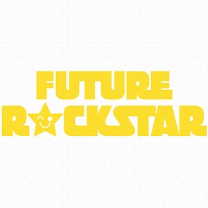 future rockstar svg, eps, png, dxf, clipart for cricut and silhouette
