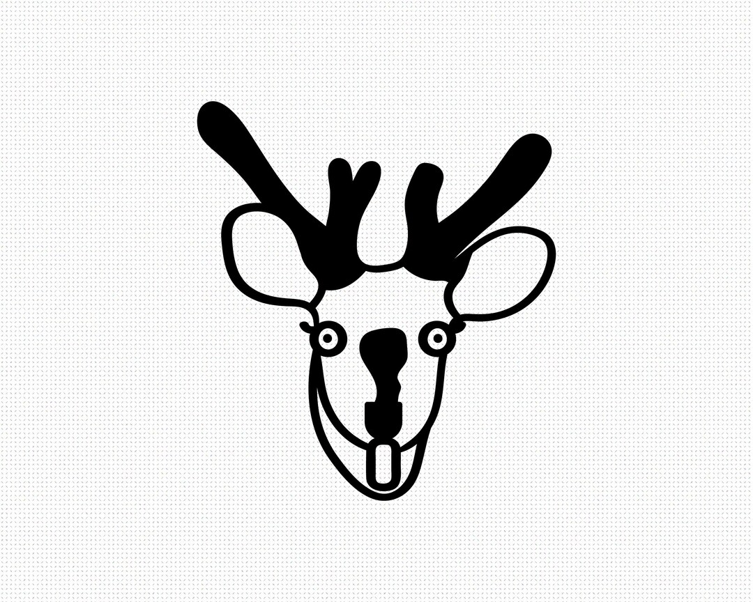 Deer Caught in the Headlights Svg, Eps, Png, Dxf, Clipart for Cricut ...