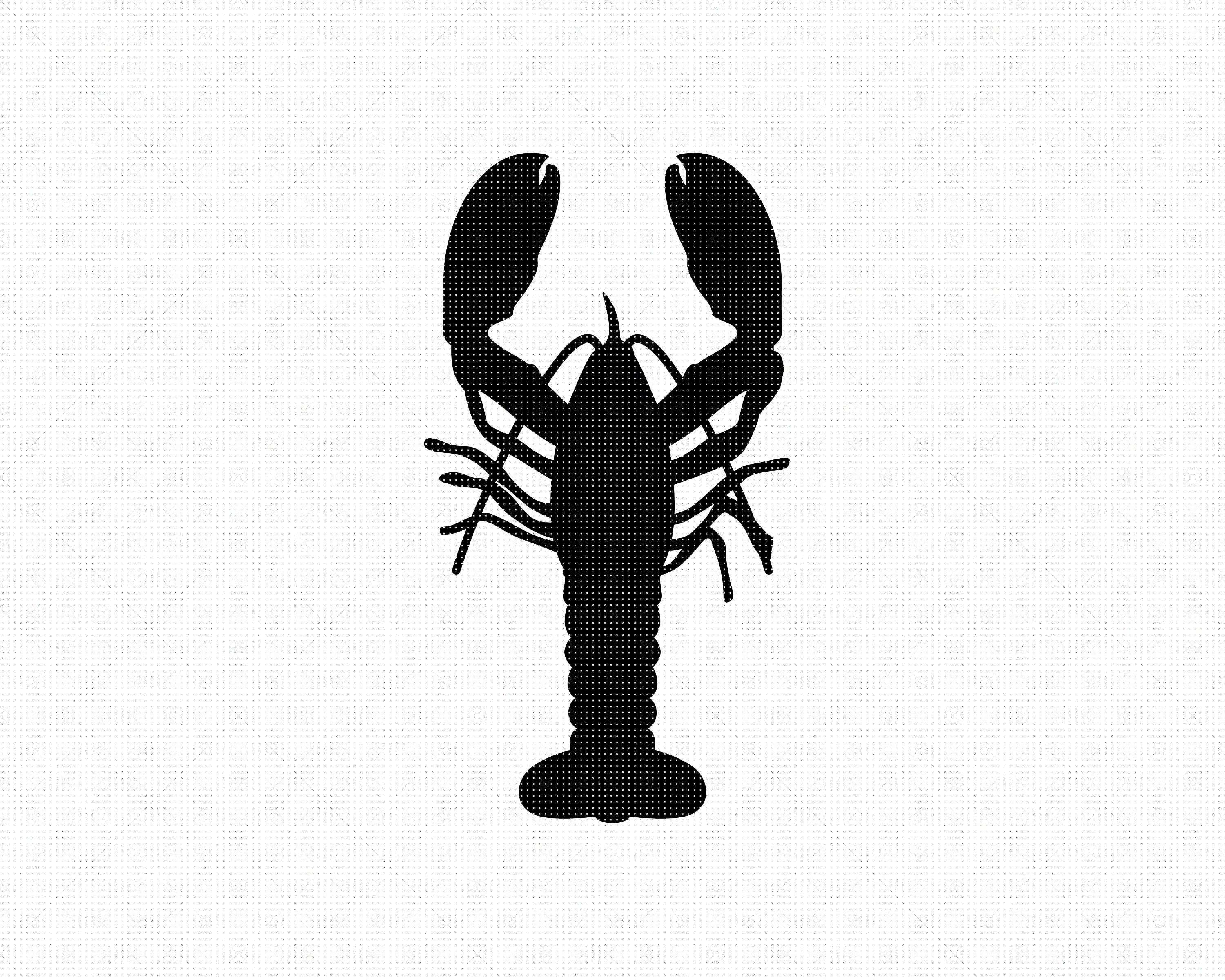 Lobster Svg Eps Png Dxf Clipart for Cricut and Silhouette Etsy Canada