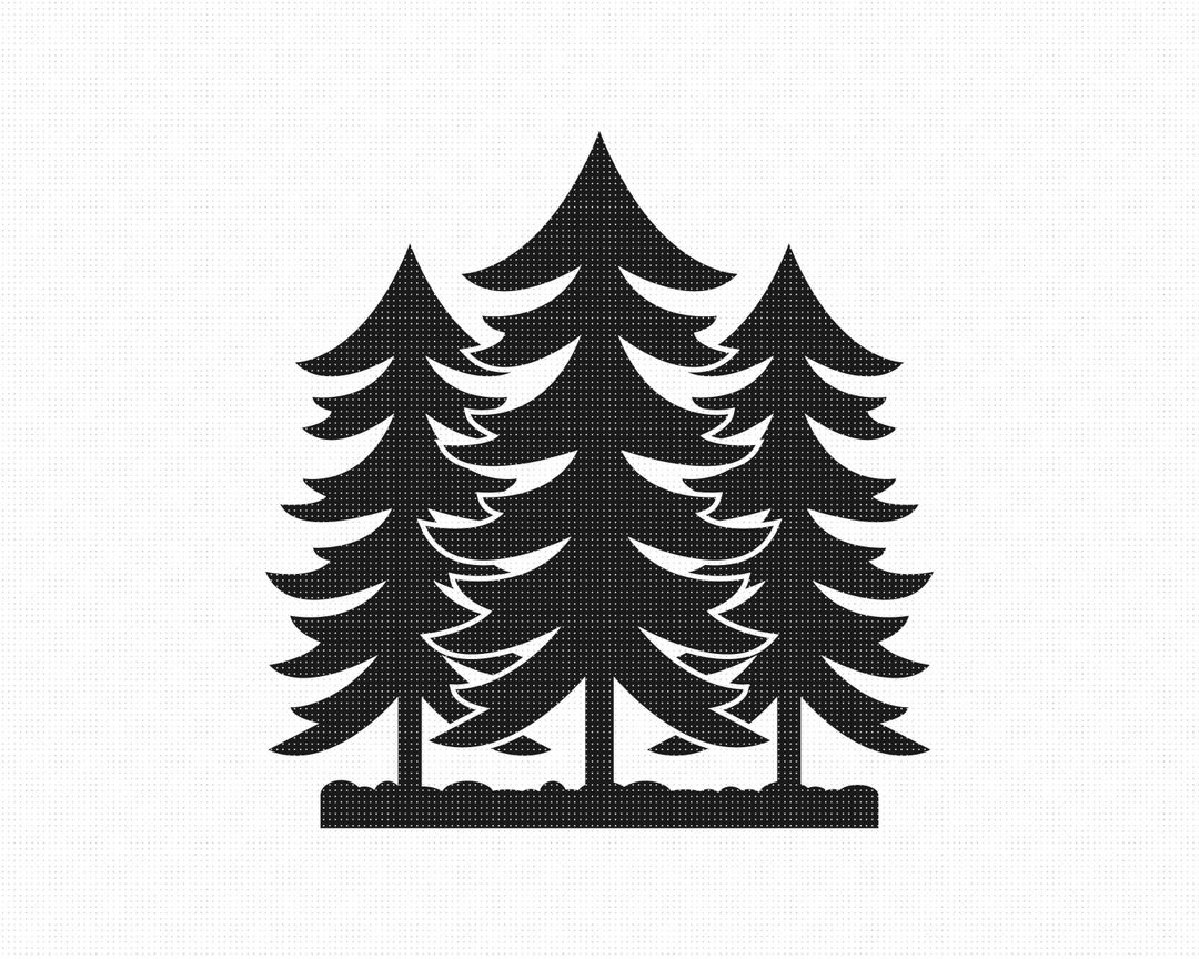 Forest Svg, Eps, Png, Dxf, Clipart for Cricut and Silhouette - Etsy