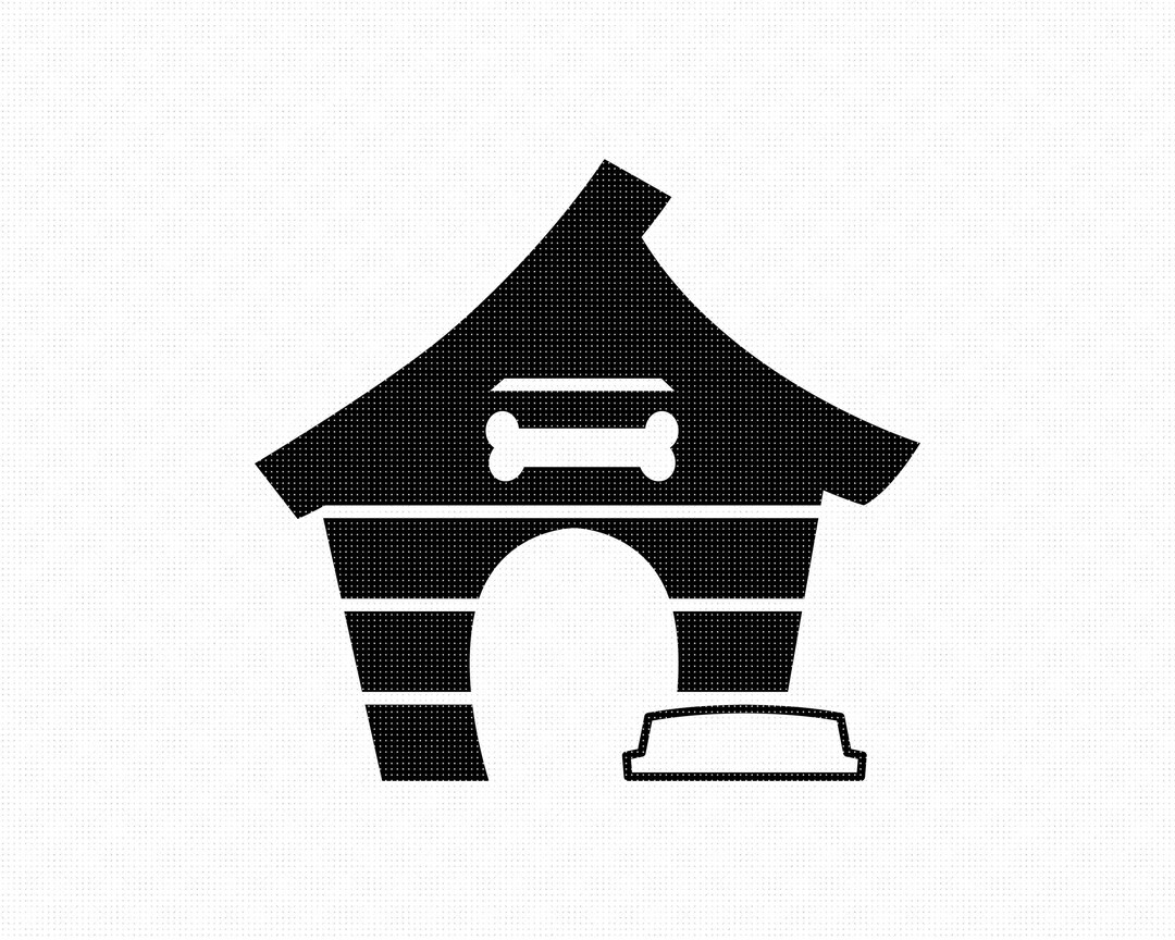 Dog House Svg, Eps, Png, Dxf, Clipart for Cricut and Silhouette Etsy