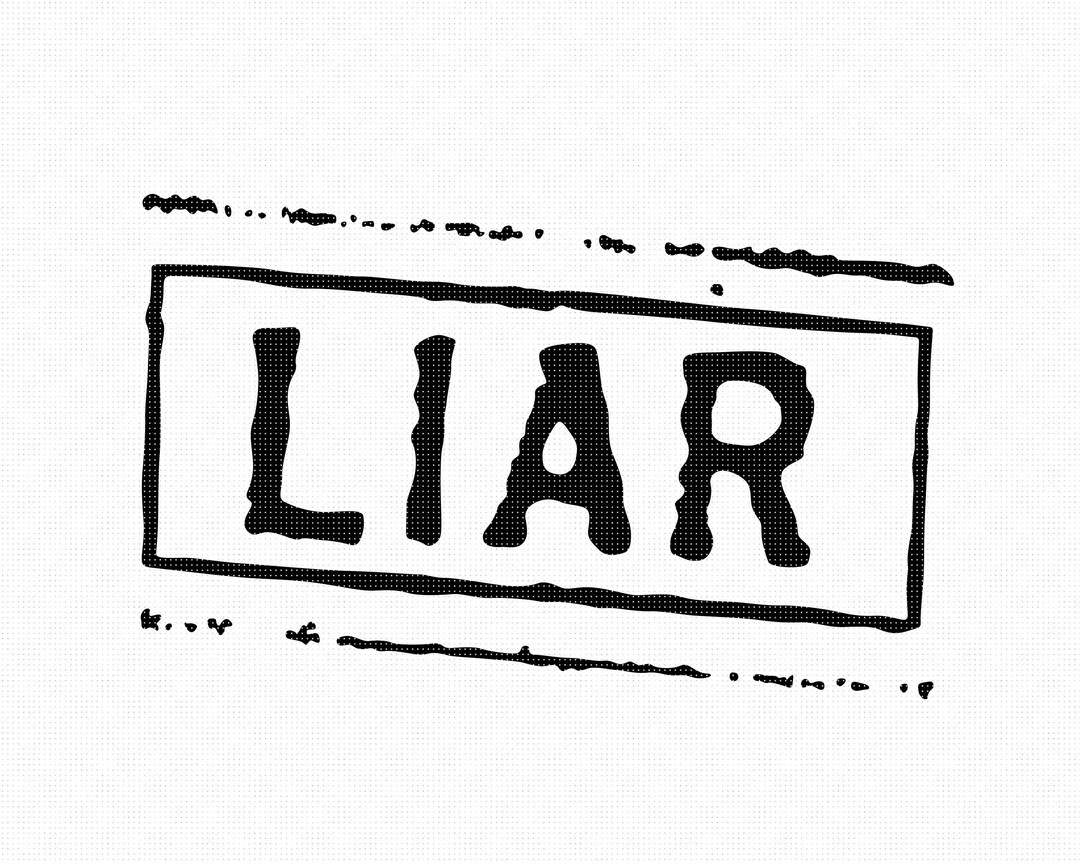 Liar Stamp Svg, Eps, Png, Dxf, Clipart for Cricut and Silhouette Etsy