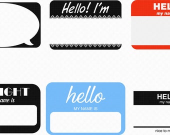 Name Clipart Etsy