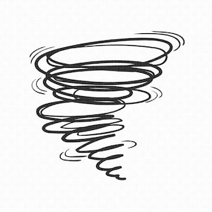 tornado, twister, hurricane svg, eps, png, dxf, clipart for cricut and silhouette