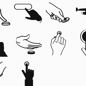 Druckknopf Svg, Eps, Png, Dxf, Clipart für Cricut und Silhouette
