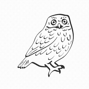 owl 1 svg, eps, png, dxf, clipart for cricut and silhouette