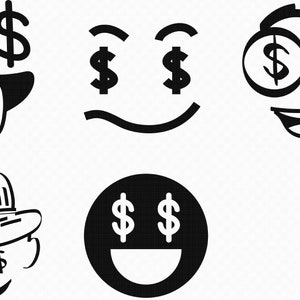 dollar eyes svg, eps, png, dxf, clipart for cricut and silhouette