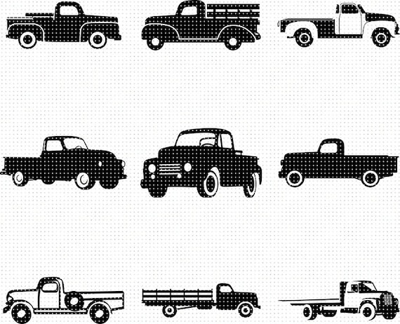 Free Free 199 Old Pickup Truck Svg SVG PNG EPS DXF File