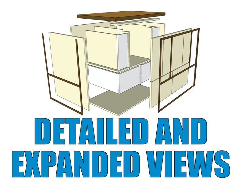 Router Table With Storage: DIY Woodworking Plans (digital) - Etsy