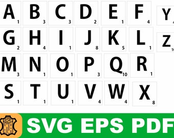 scrabble letters svg etsy