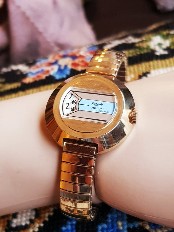 Women's 1970s retro wristwatch, unique vintage gi… - image 4