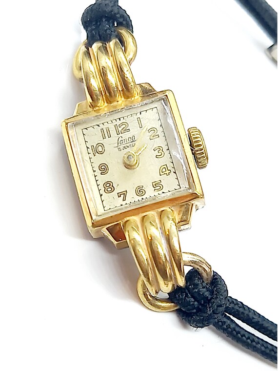 Women's vintage Lanco wristwatch, unique vintage j