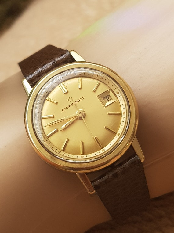 Women's vintage Eternamatic wristwatch circa 1960… - image 10