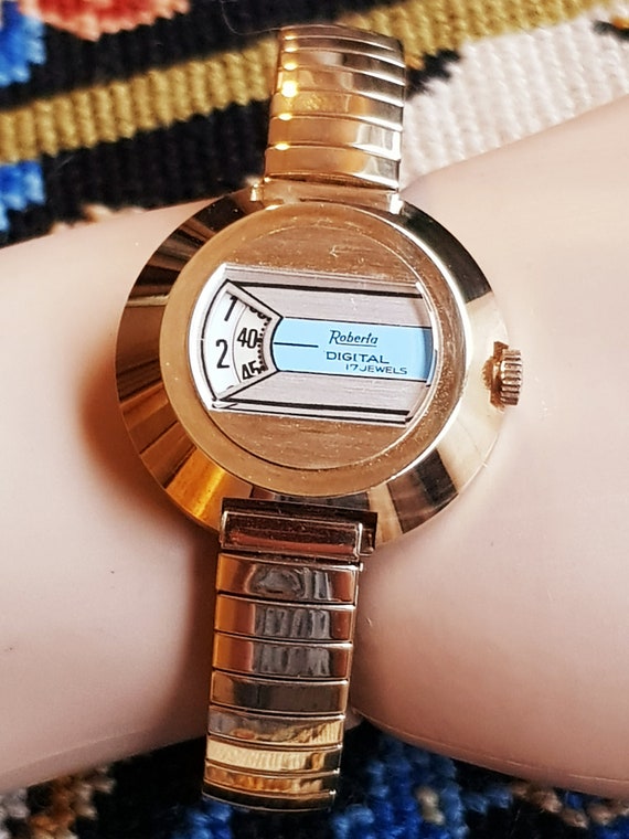Women's 1970s retro wristwatch, unique vintage gi… - image 2