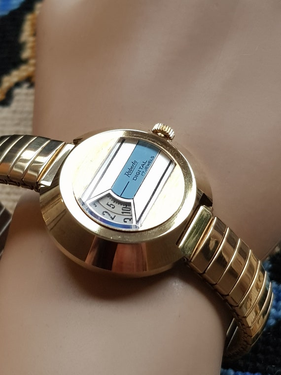 Women's 1970s retro wristwatch, unique vintage gi… - image 5