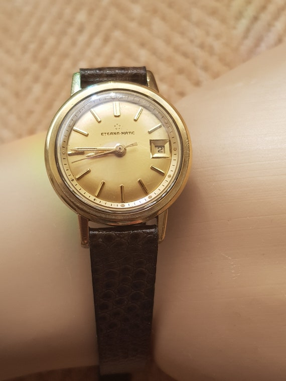 Women's vintage Eternamatic wristwatch circa 1960… - image 3