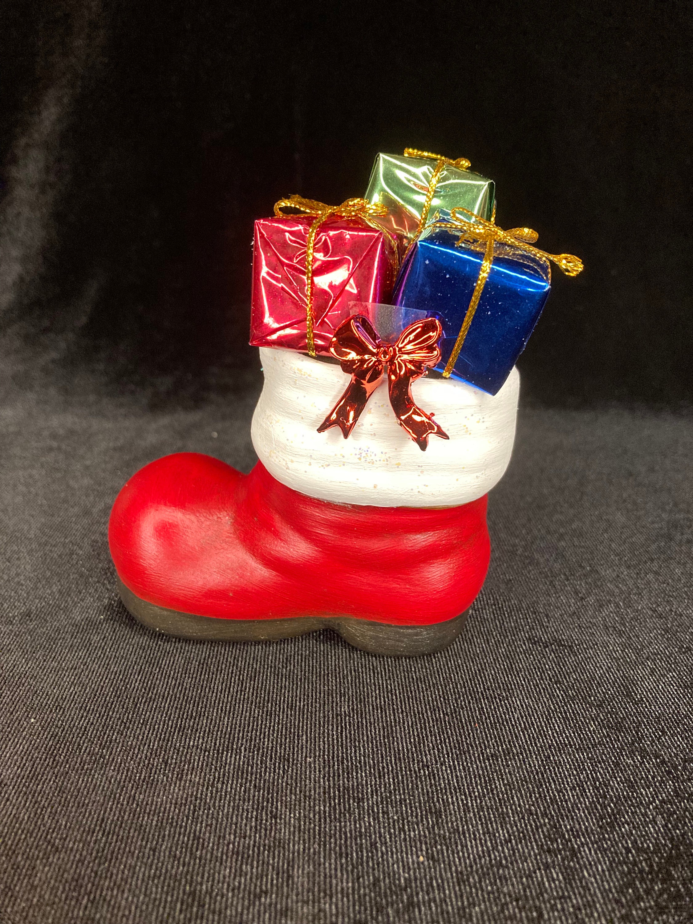 Ceramic Santa Boots (multi Sizes) - Etsy Ceramic Santa Boots (multi Sizes) - Etsy