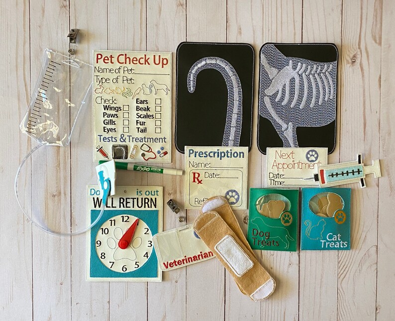 Veterinarian Kit for Kids Educational Teaching Device Etsy