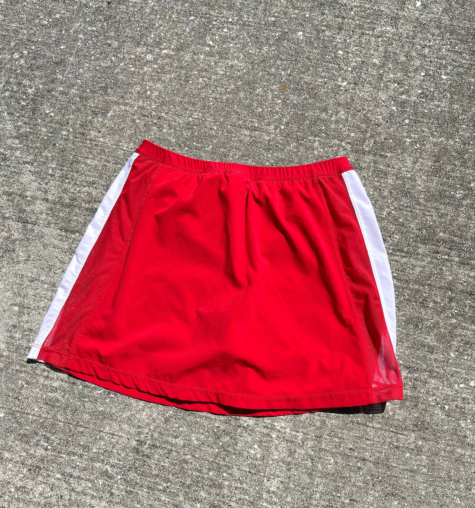 Y2K red & white Nike tennis skirt Etsy