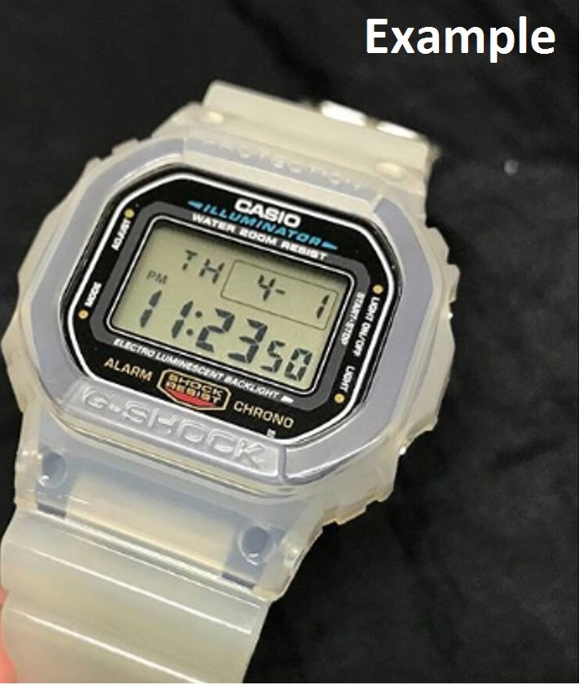 g shock glow in the dark watch