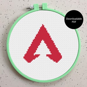 Modèle de point de croix Logo Apex Legends