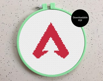 Apex Legends ロゴ クロスステッチ パターン