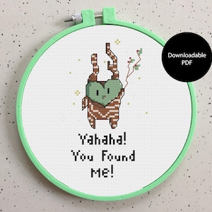 Breath of the Wild Korok Kreuzstichmuster