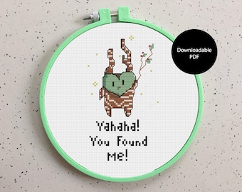 Breath of the Wild Korok Cross Stitch Pattern