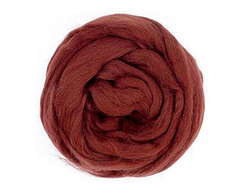 Ochre Extra Fine Merino Wool RovingNeedle Felting Wool Rovingweaving wet feltingfinger rovingwool for Spinningfiber art diy