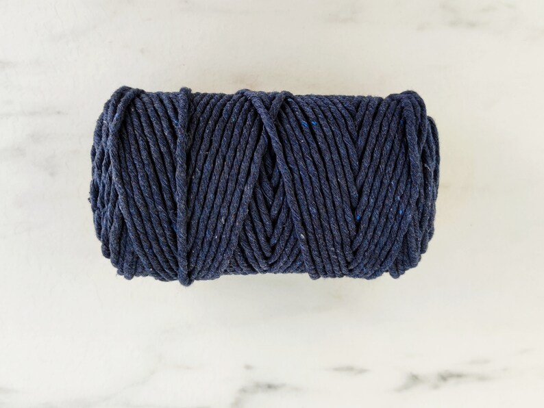 5mm unisex Supersoft Cotton Cheap mail order specialty store String Navy 0.5 kg 312 x Mac 95 meters ft