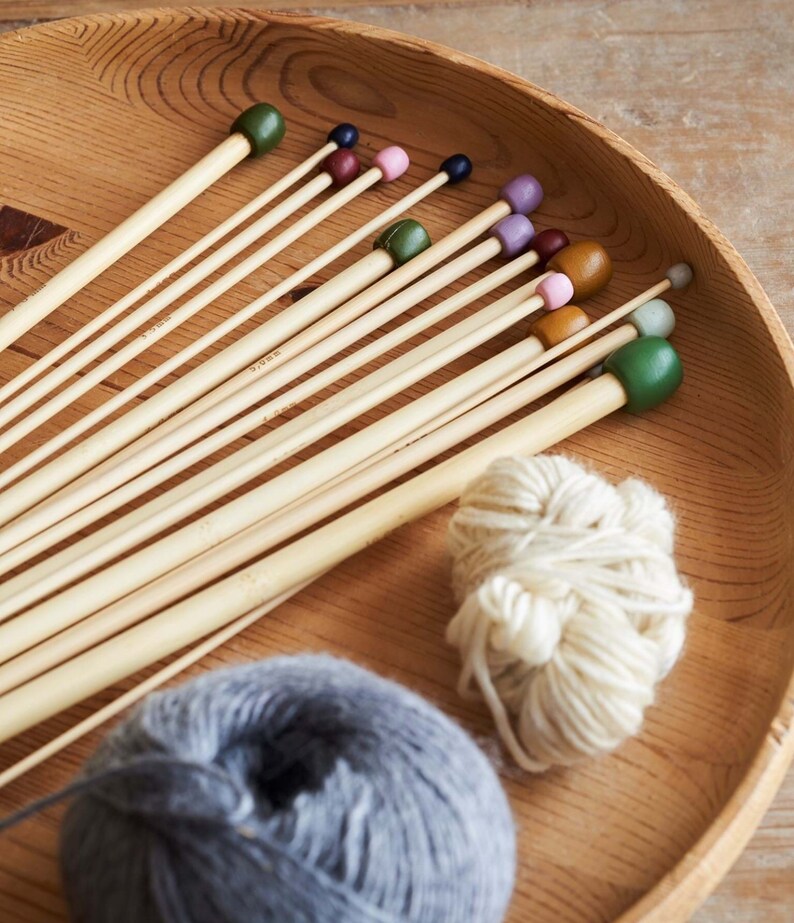 Long Straight Bamboo Knitting Needle 4mm / 35cm / US Size 6 / Etsy