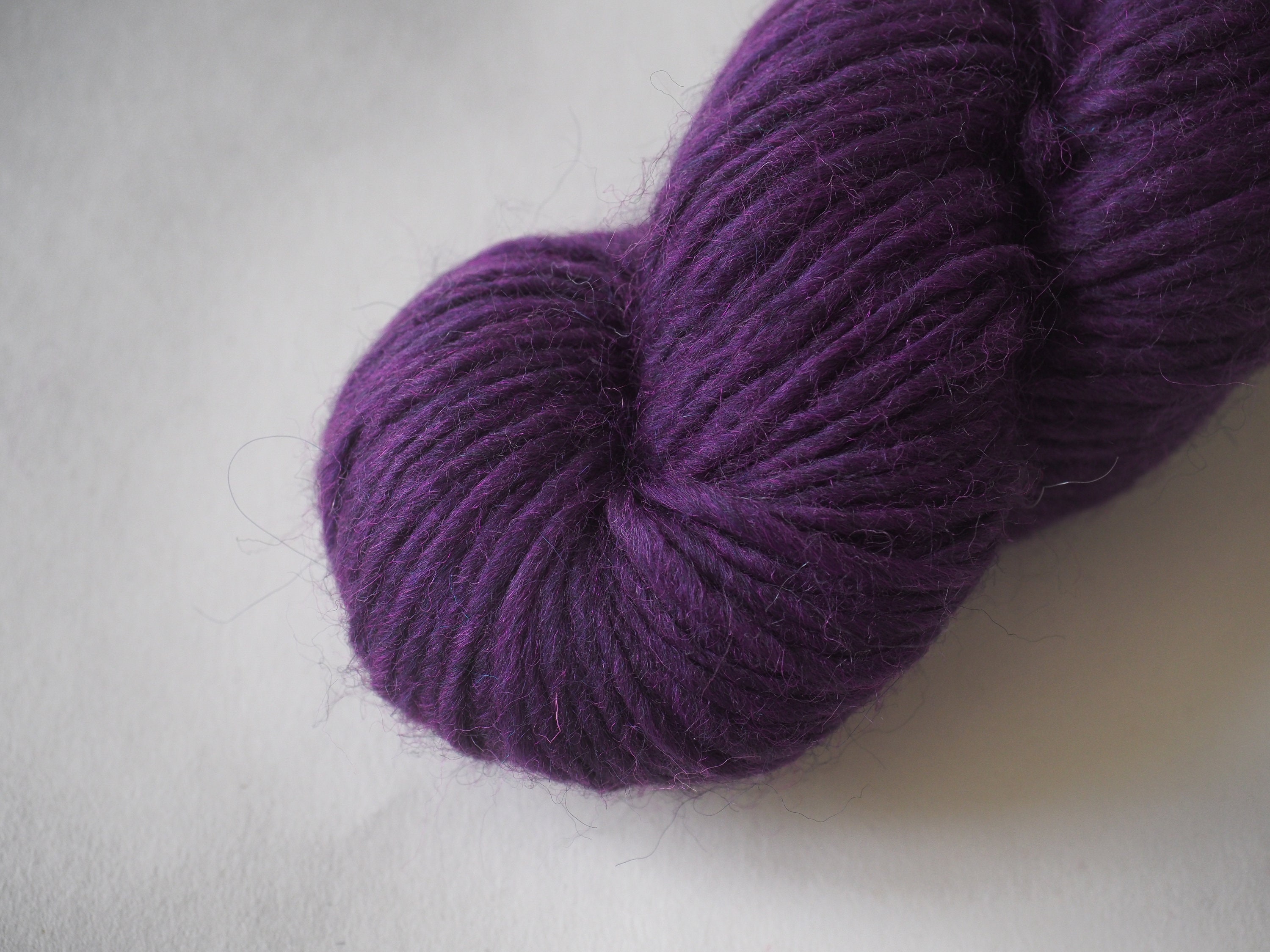 Woolly Yarn Grape / Worsted Yarn / Weaving Yarn/ Handknitting Etsy