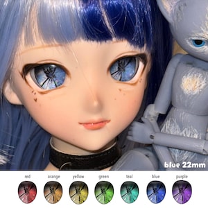 22mm Anime Doll Eyes for BJD/MJD “Cyber Angel” (Smart Doll, Dollfie Dream, Imomodoll, ETC)
