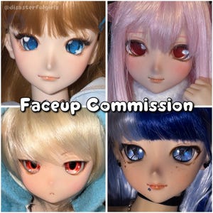 Custom BJD MJD Face-up Commissions (Dollfie Dream, Smart Doll, ImomoDoll, ETC.)