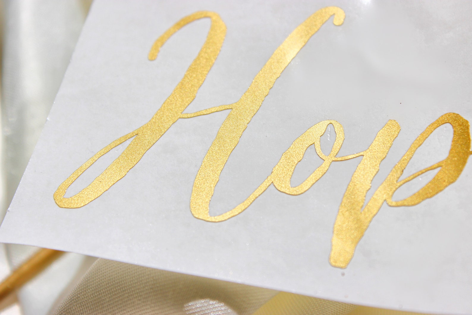Custom Gold Vinyl Decal Sticker Personalize Name or Word for Etsy