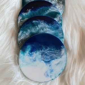 Resin coasters