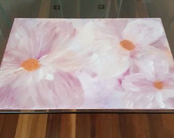 pink resin placemats,handmade tablemats,floral hard placemats