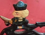 Vintage Nutcracker Christmas Holiday Cast Iron Soldier