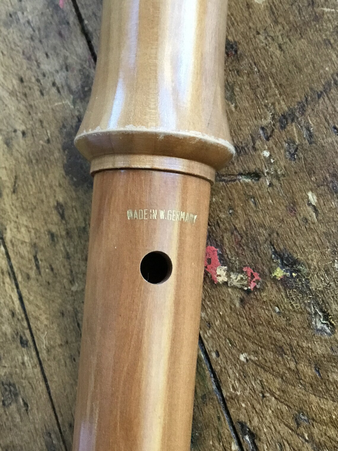 Vintage Alpine Wood Alto Recorder Made in Germany Etsy